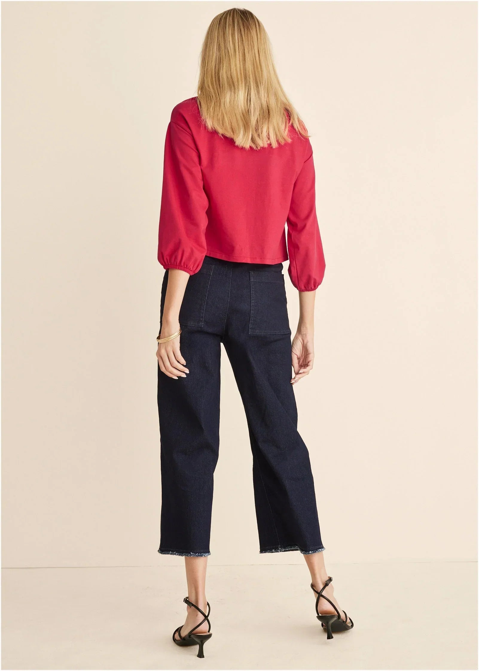 Cut Out Heart Top Red