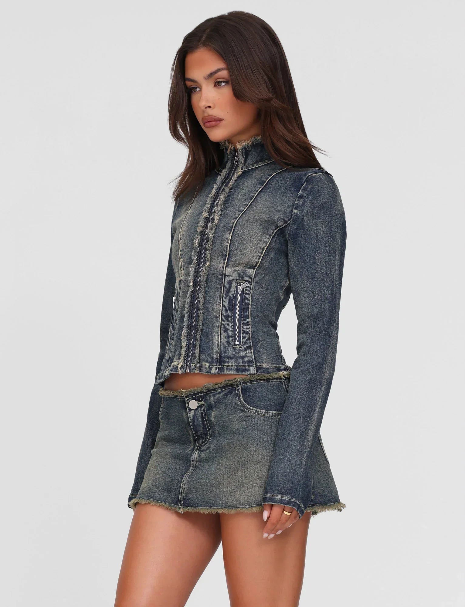 OPHELIE JACKET BLUE DENIM BLUE DENIM