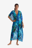 Dune Midi Caftan Saltwater Tie Dye