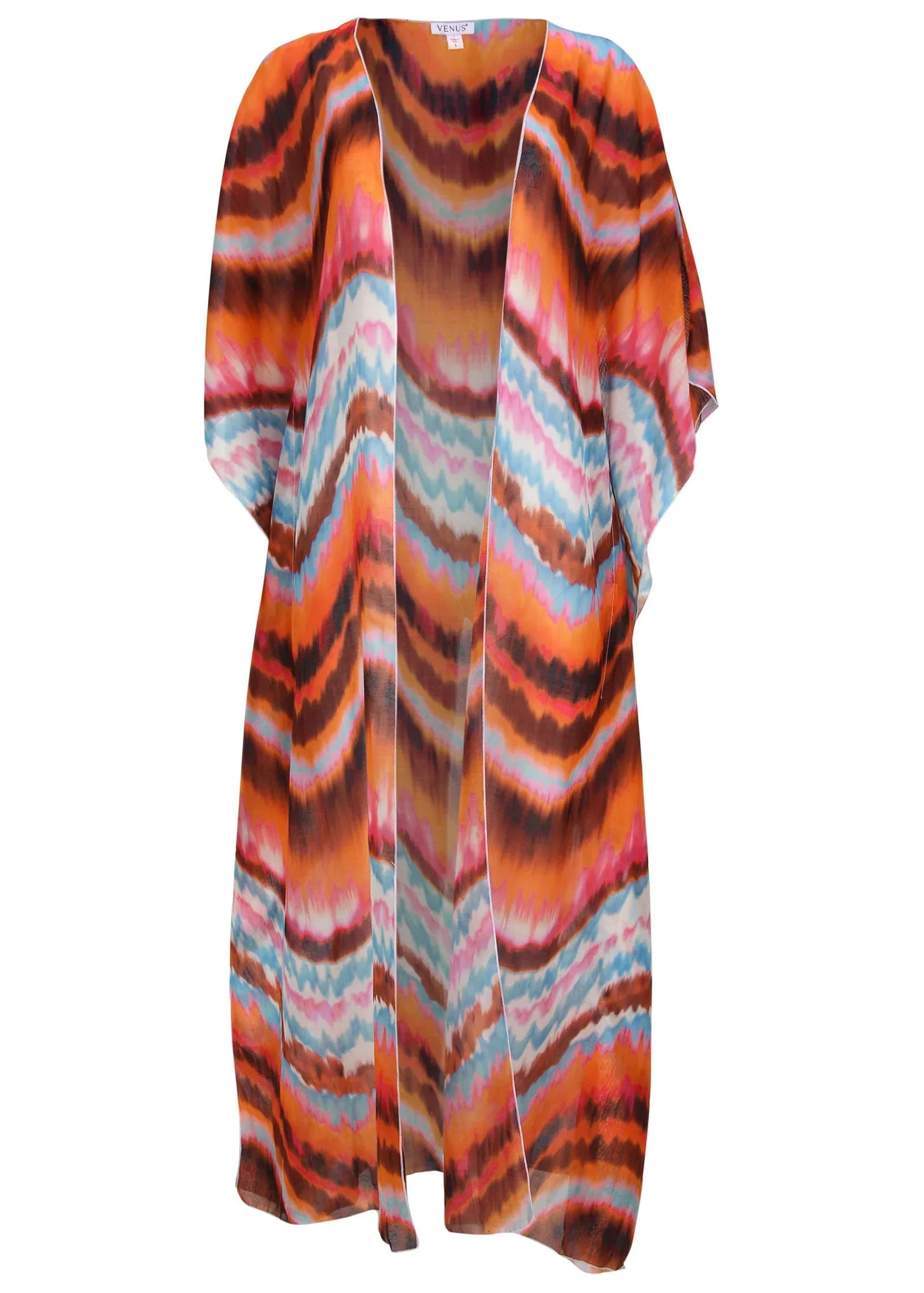 Long Kimono Cover Up Desert Agate Cool