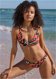 Antigua Twist Underwire Top Foiled Painterly Floral