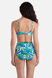 Clare Twist Underwire Bra Top Imperial Paisley