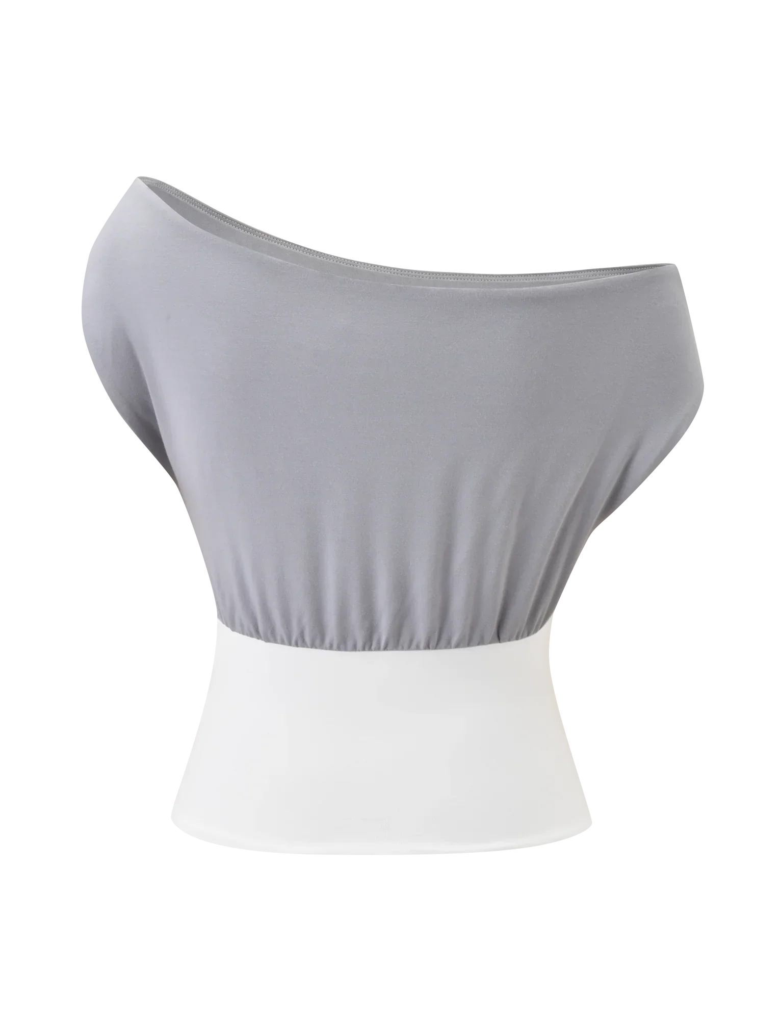 ALYSSA OFF SHOULDER TOP GREY