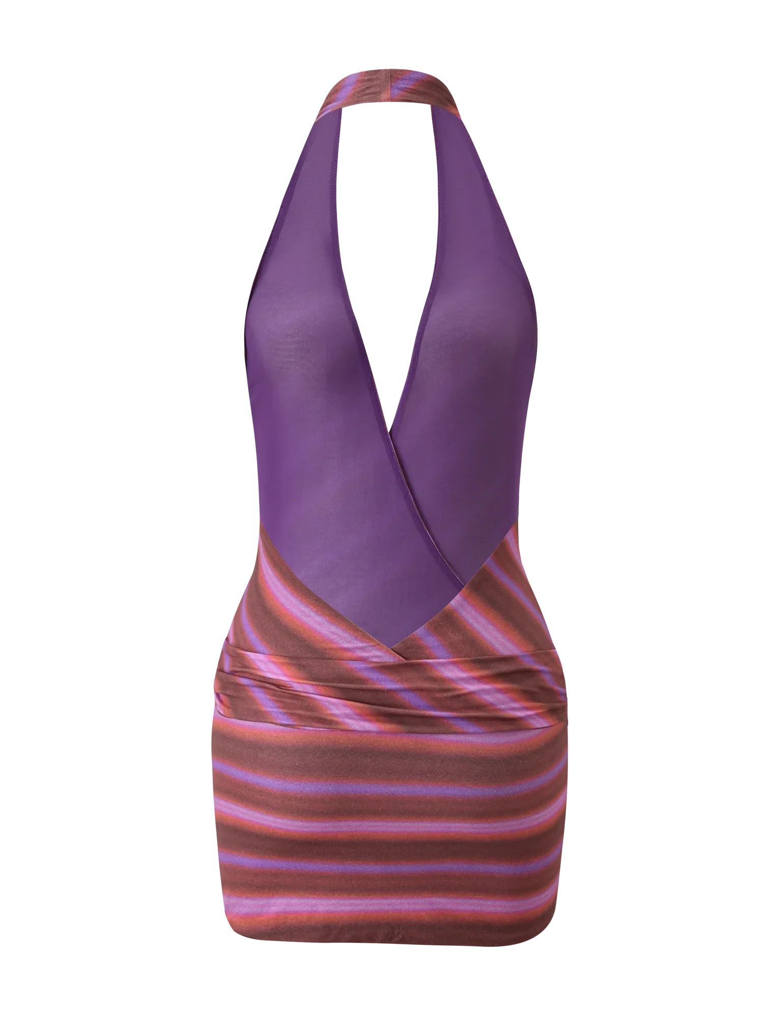 SORRENTO MINI DRESS DUSK OMBRE STRIPE