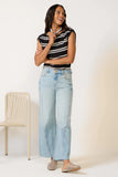 Rhissa Striped Muscle Top