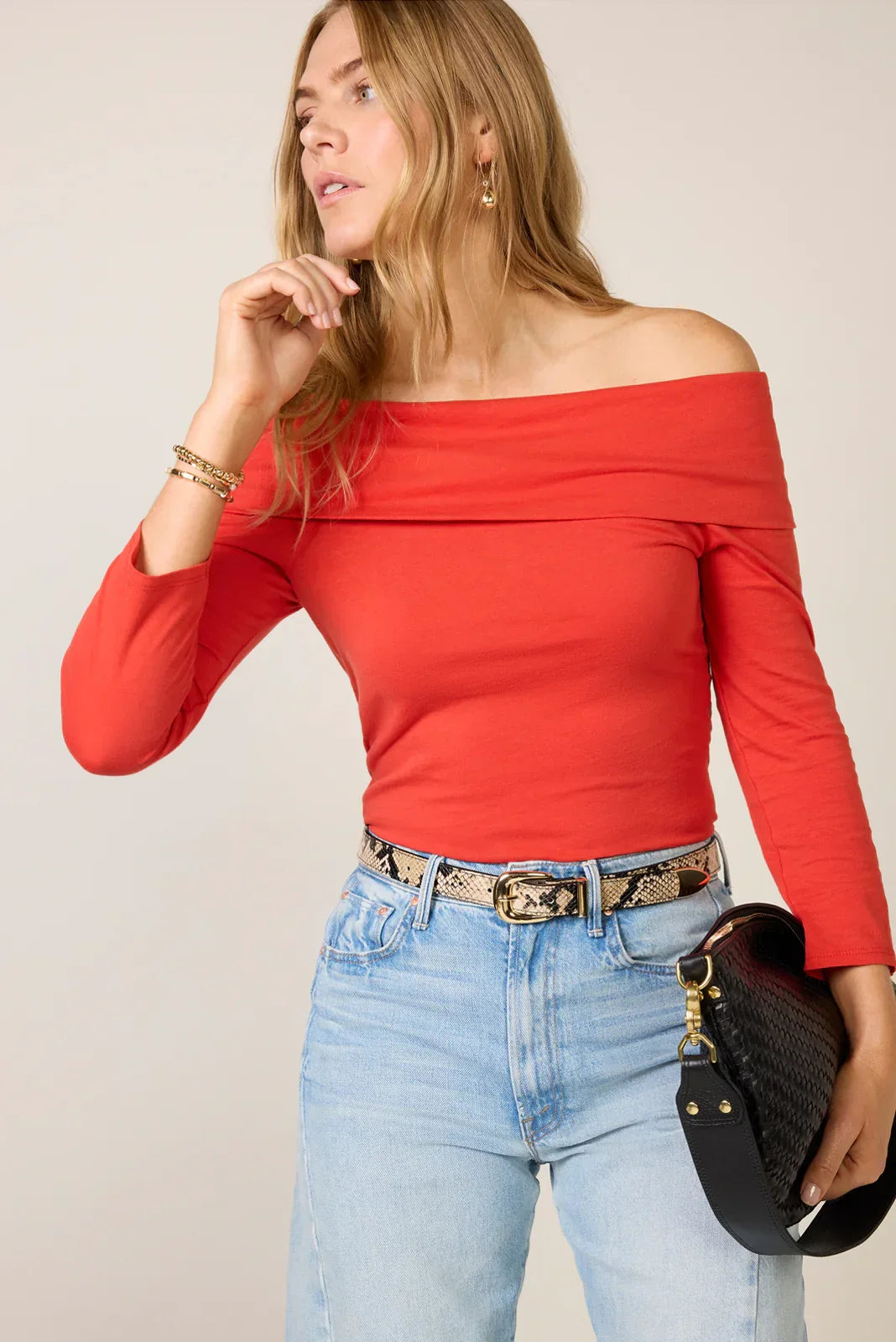 Alexi Off The Shoulder T Shirt