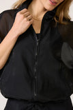 Sheer Full Zip Jacket
