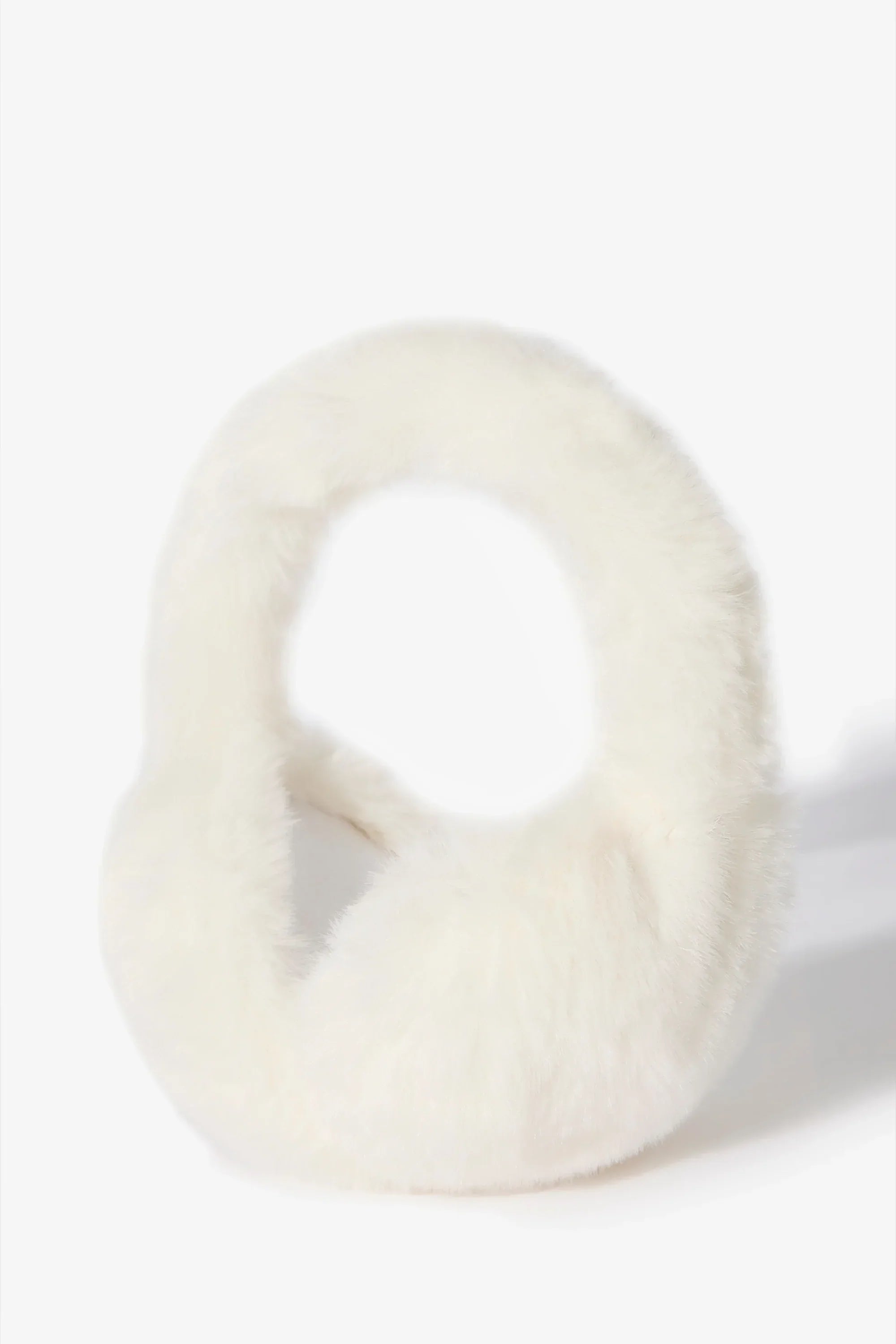 Faux Fur Earmuffs in Ice