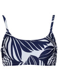 Oahu Underwire Bikini Top Contrast Bold Leaves