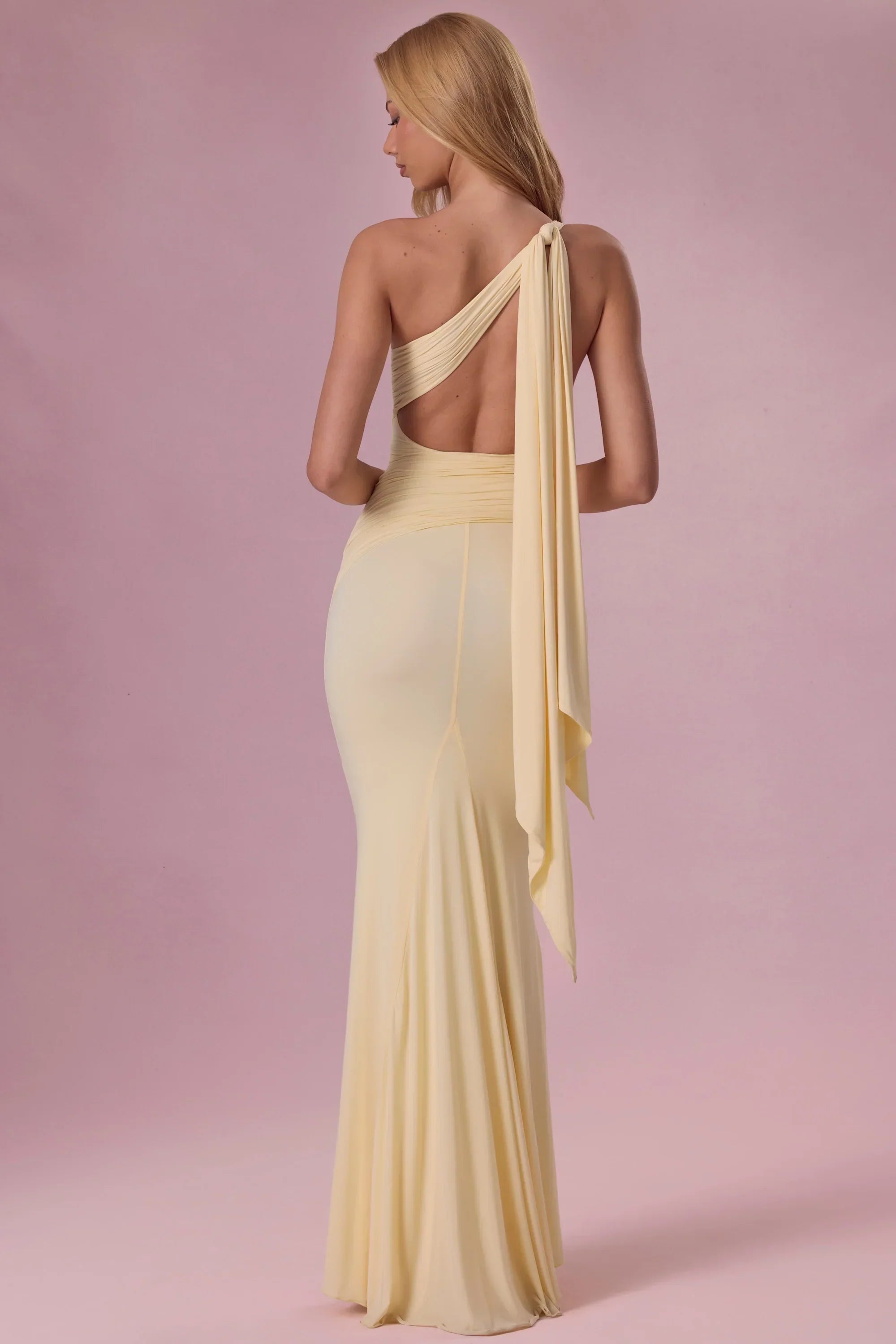 Jersey Bridesmaid Dress in Butter