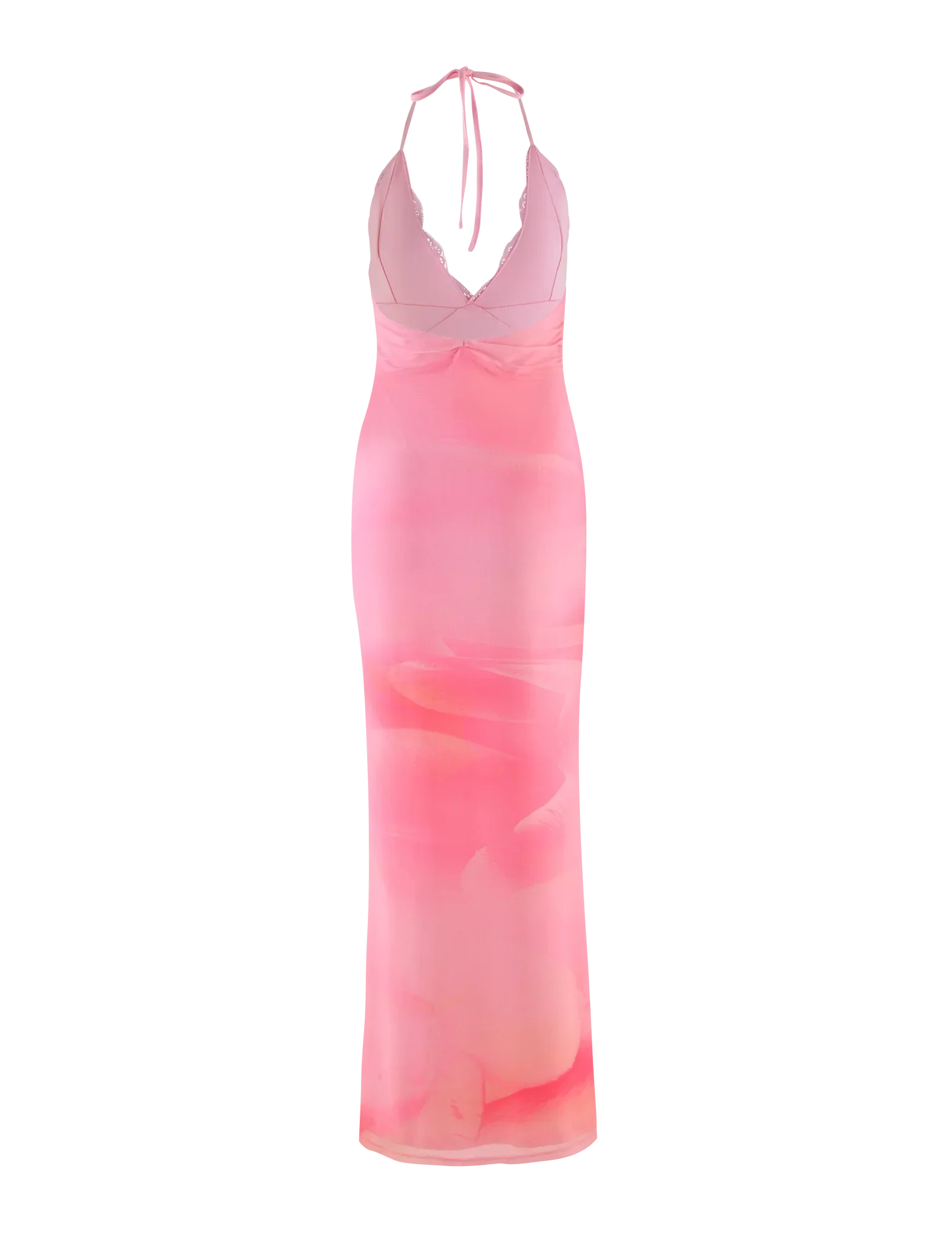 DENAE MAXI DRESS PINK FLORAL PINK BLOSSOM