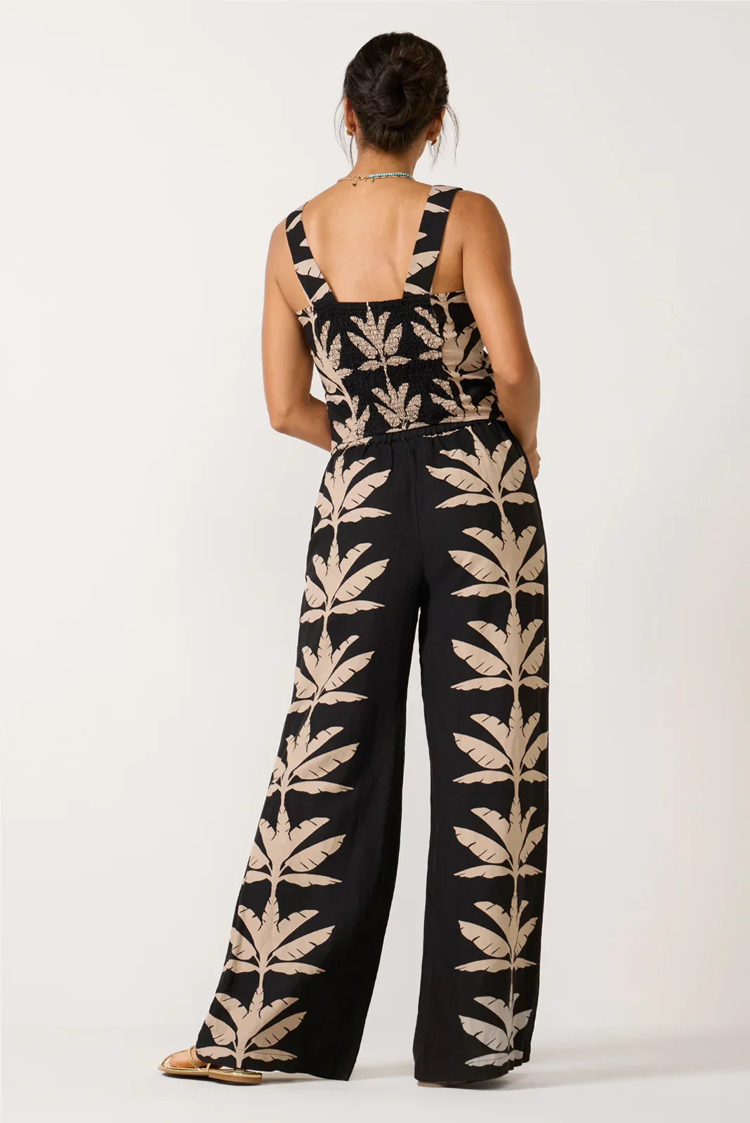 Dani Wide Leg Linen Pant