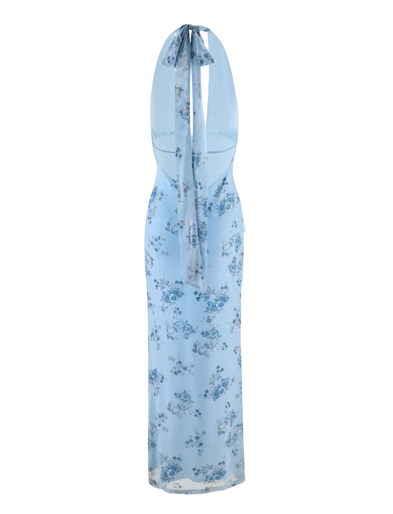 PHAEDRA MAXI DRESS BLUE FLORAL BLUE FLORAL