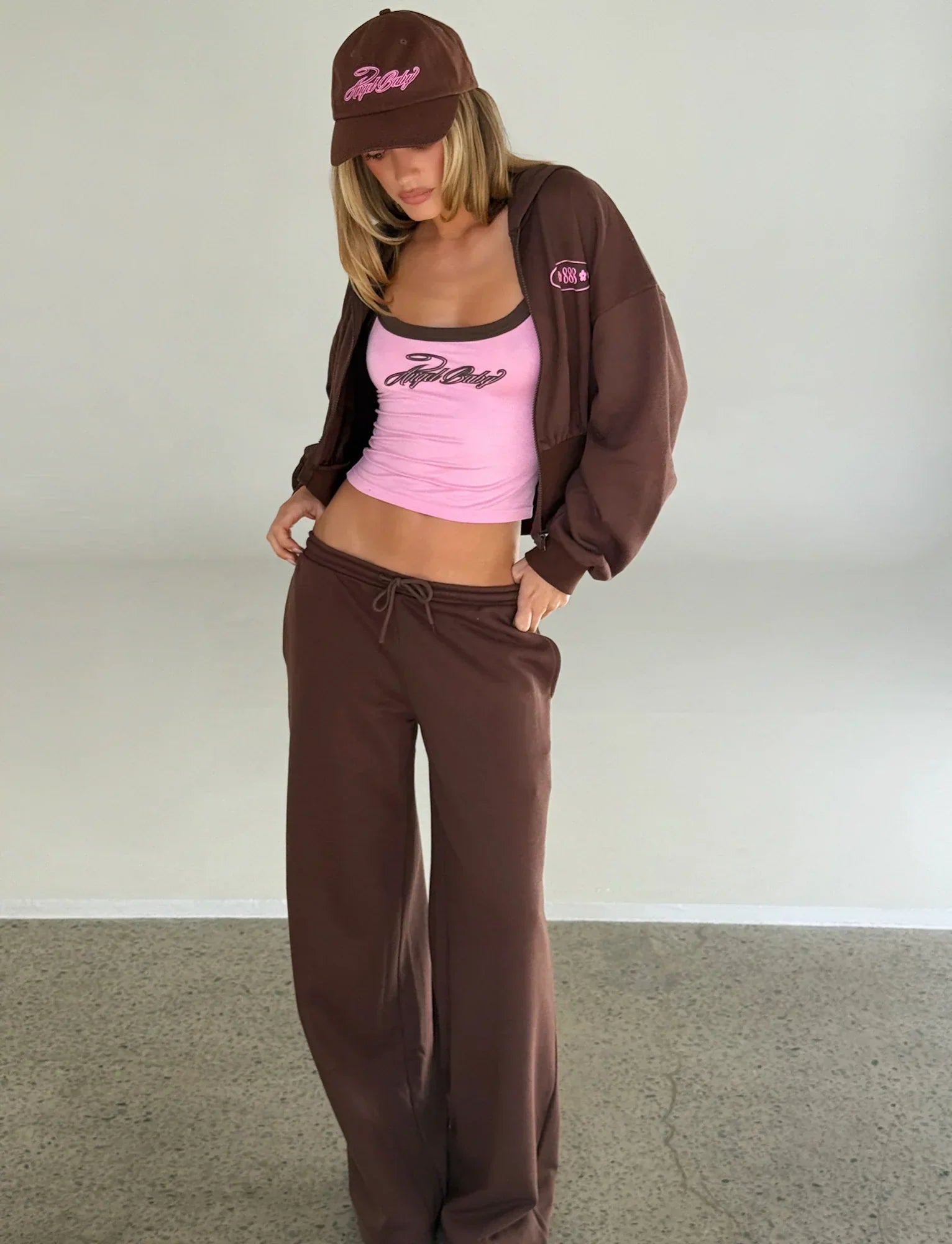 MERRYN TRACK PANT CHOCOLATE