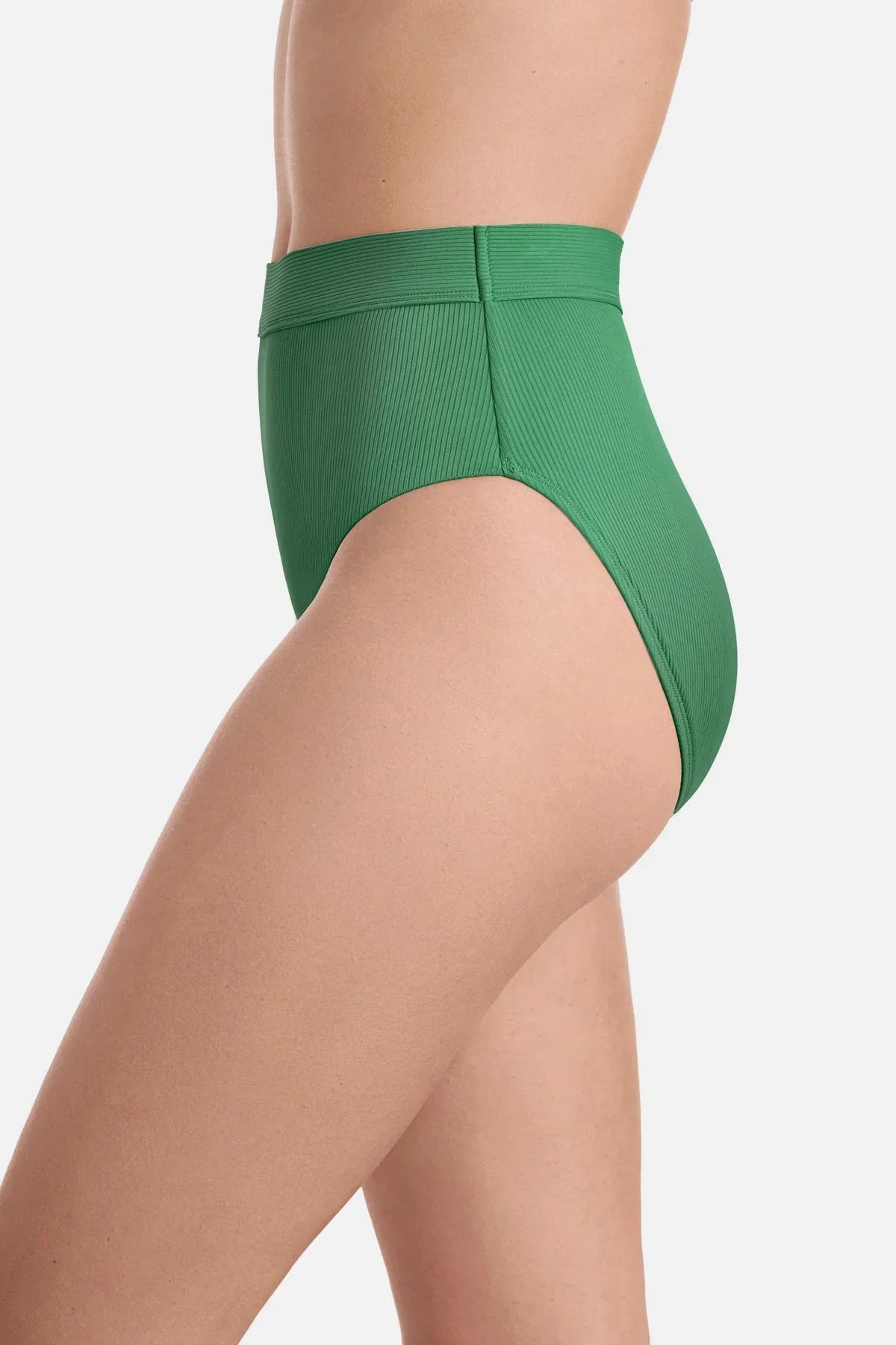 Brooke High Waist Pant Sage Lido Rib