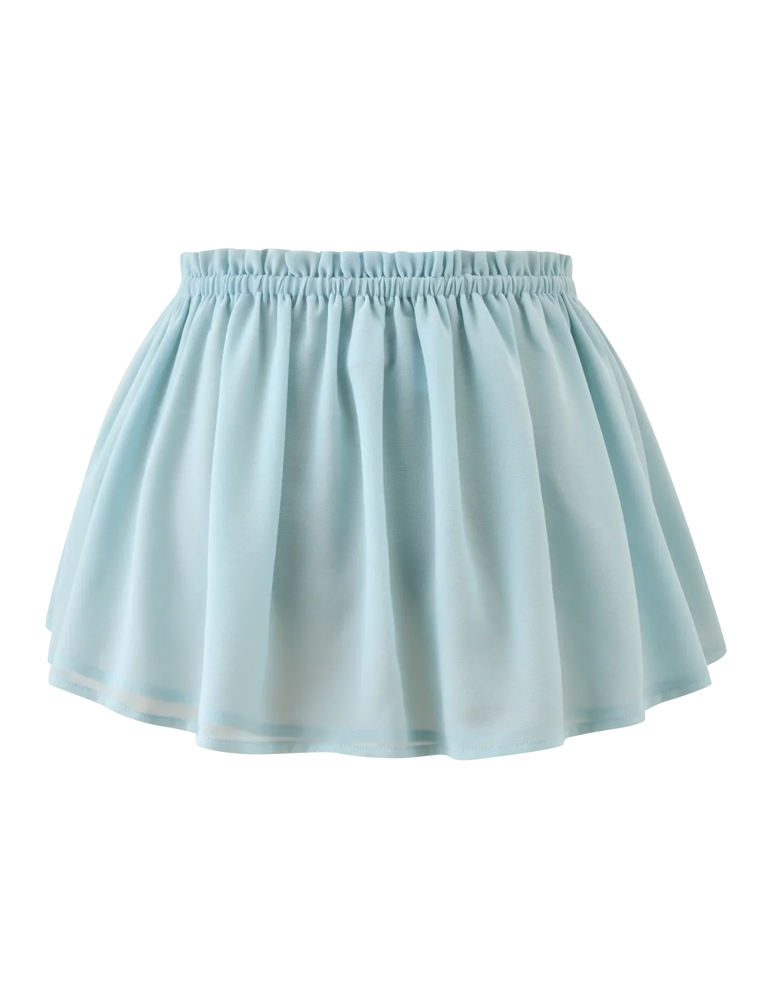 VEDA RUCHED MINI SKIRT SEAFOAM