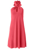 Halter Tie Dress Coral