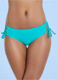 Lattice Side Bikini Bottom Aqua Reef