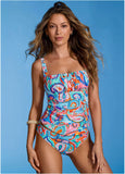 Sydney Ruched Tankini Top Salsa Paisley