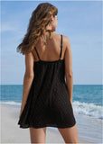 Lurex Cover Up Dress Black Beauty
