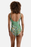 Bailey One Piece Coastal Leaves