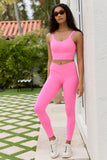Active State 7 8 High Rise Bubblegum Heat Pink Leggings