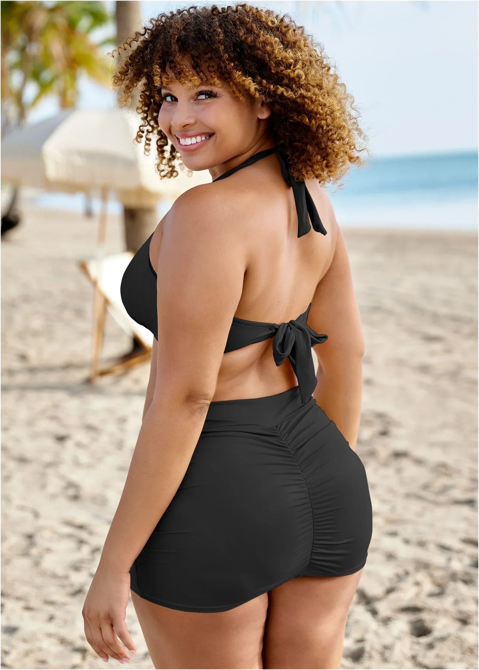 Sensational Swim Skirt Black Beauty