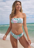 V Front Bikini Bottom Tropical Garden
