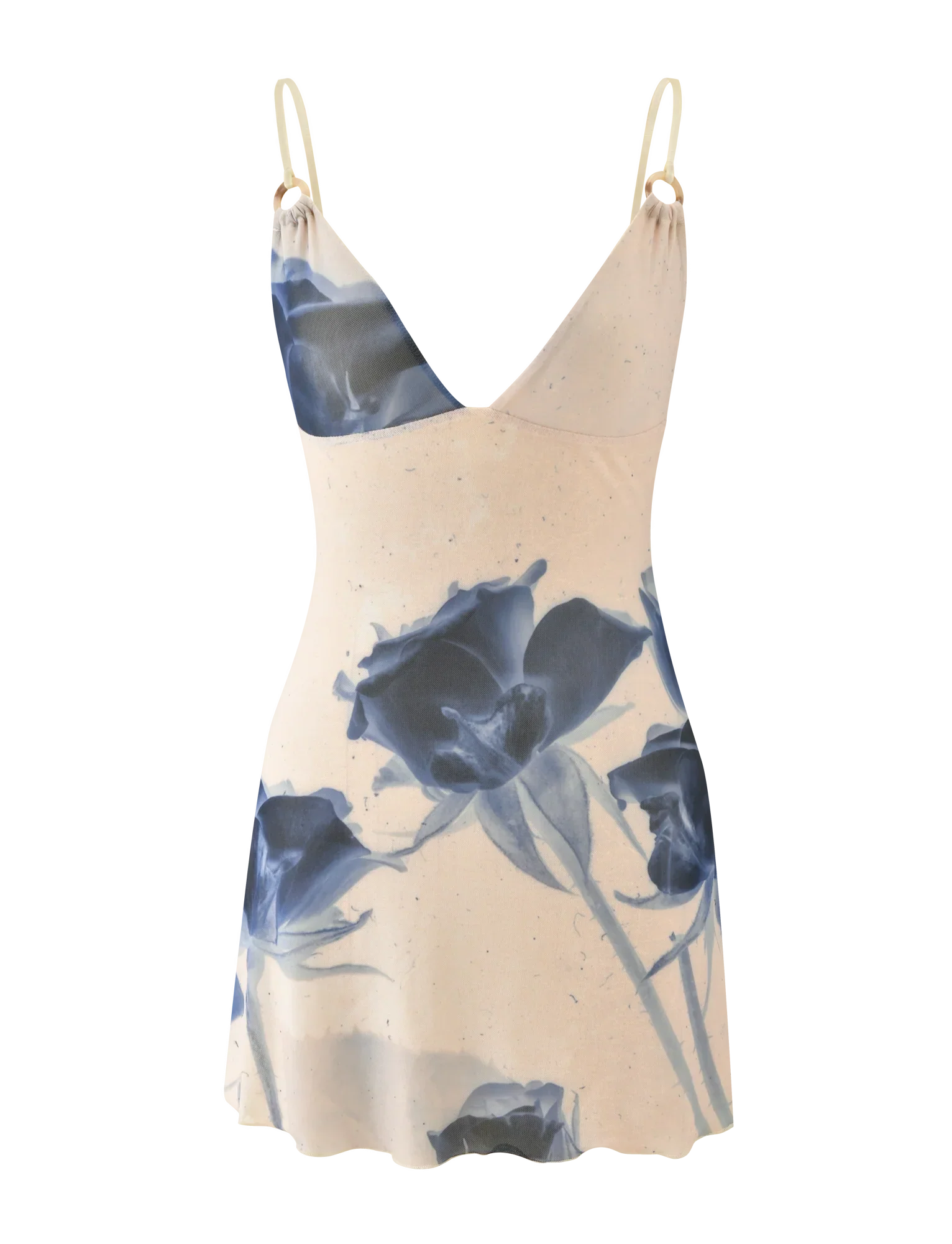 ROSY MINI DRESS INDIGO FLORAL