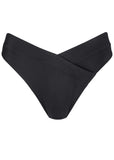 Havana Midi Bikini Bottom Jet Black