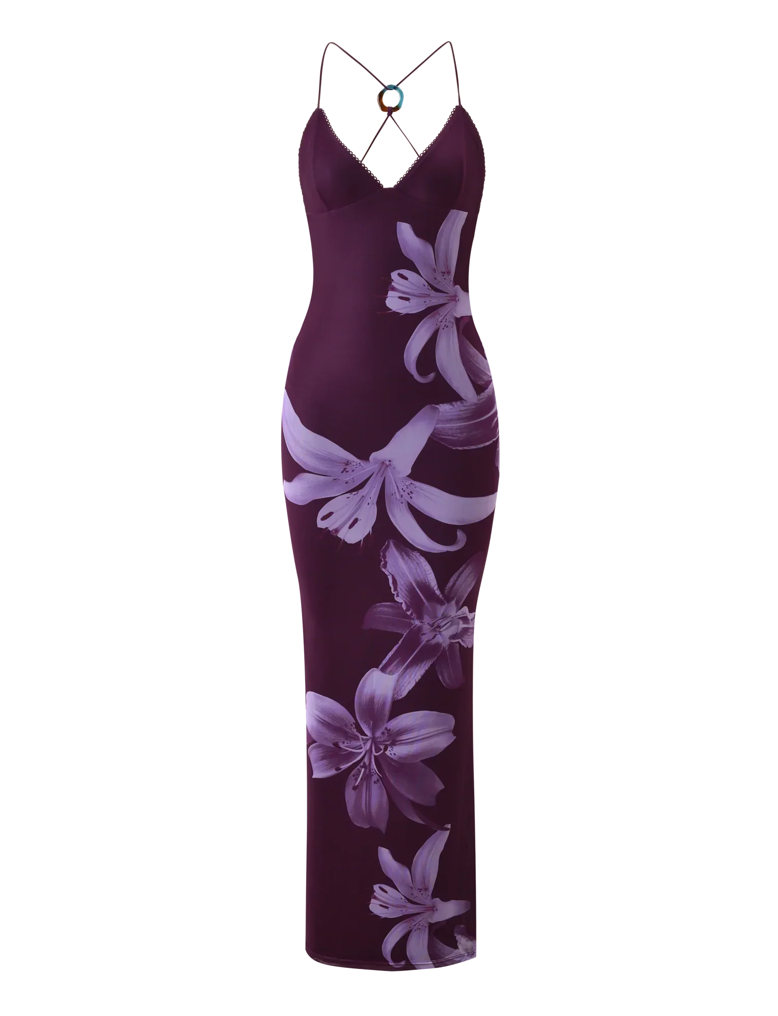 ORIELLE MAXI DRESS PLUM ORCHID