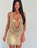 MAKENA TWO PIECE DRESS 20 GOLD