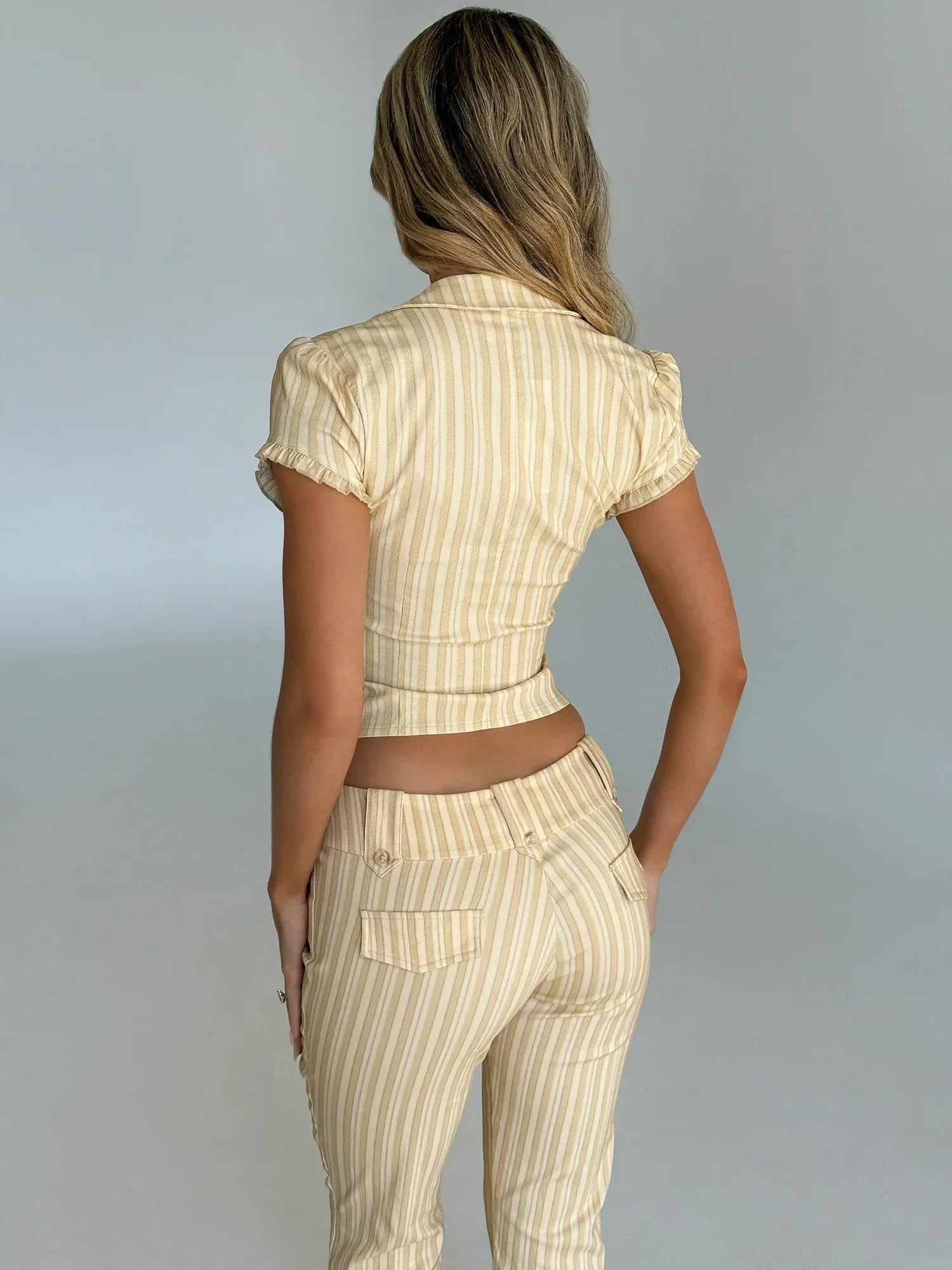 KITTIE SHIRT YELLOW STRIPE