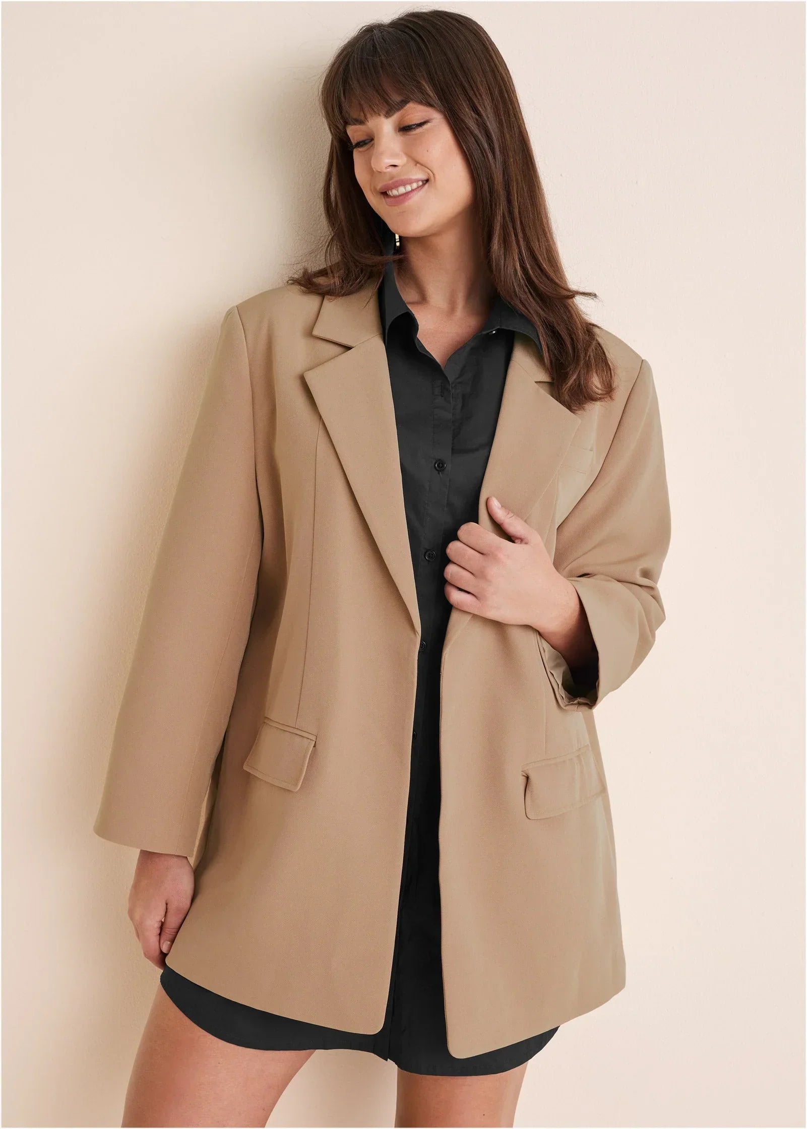 Oversized Blazer Camel
