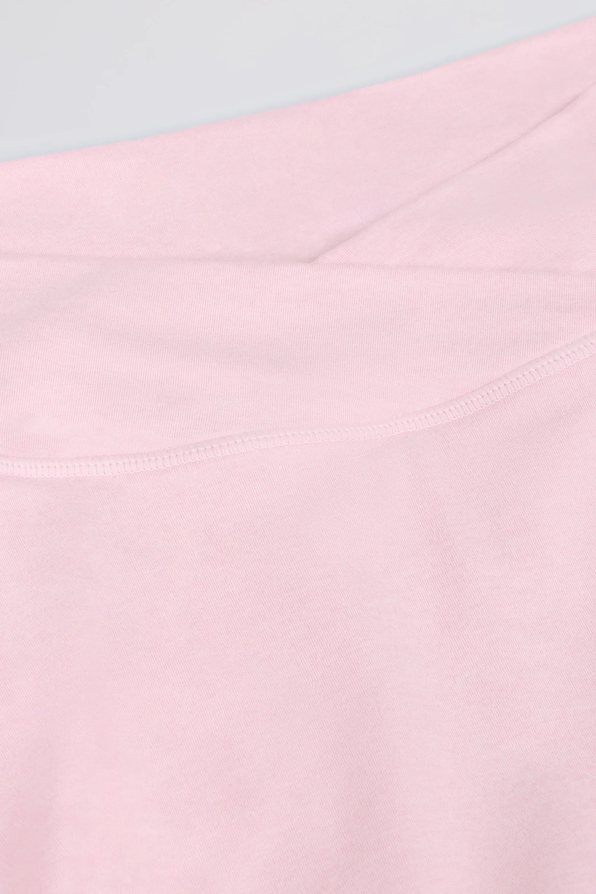 Brushed Jersey Crossover Mini Skort in Bloom