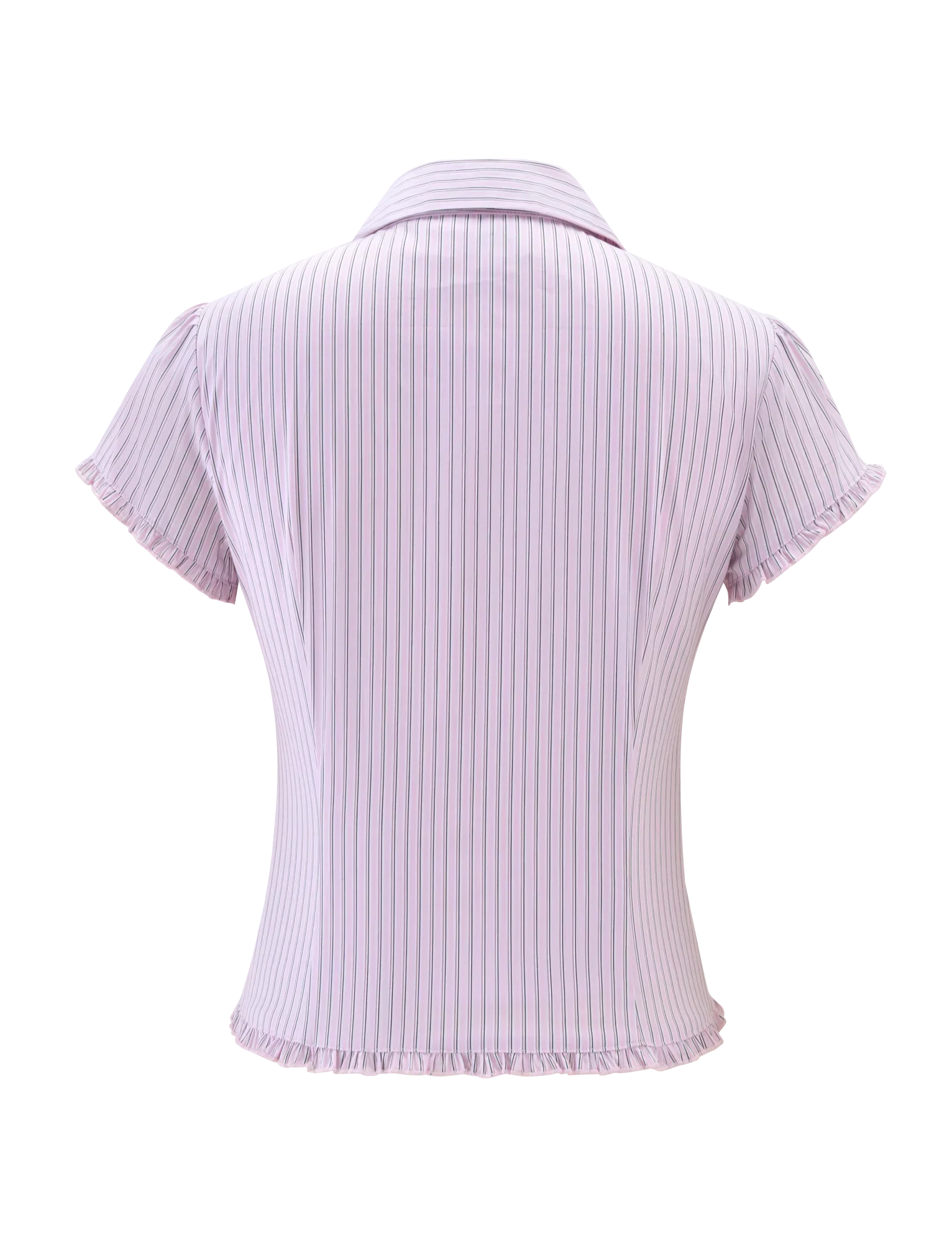 VALERIE SHORT SLEEVE SHIRT PINK STRIPE