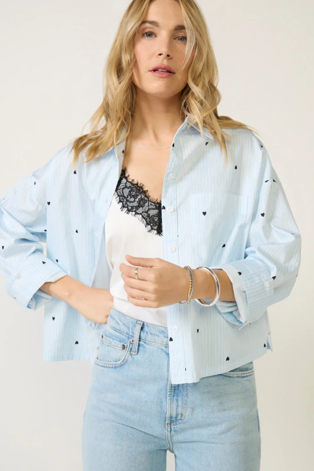 Aiden Crop Shirt