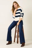 Mona Striped Long Sleeve Pullover