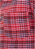 Plaid Shacket Red Multi