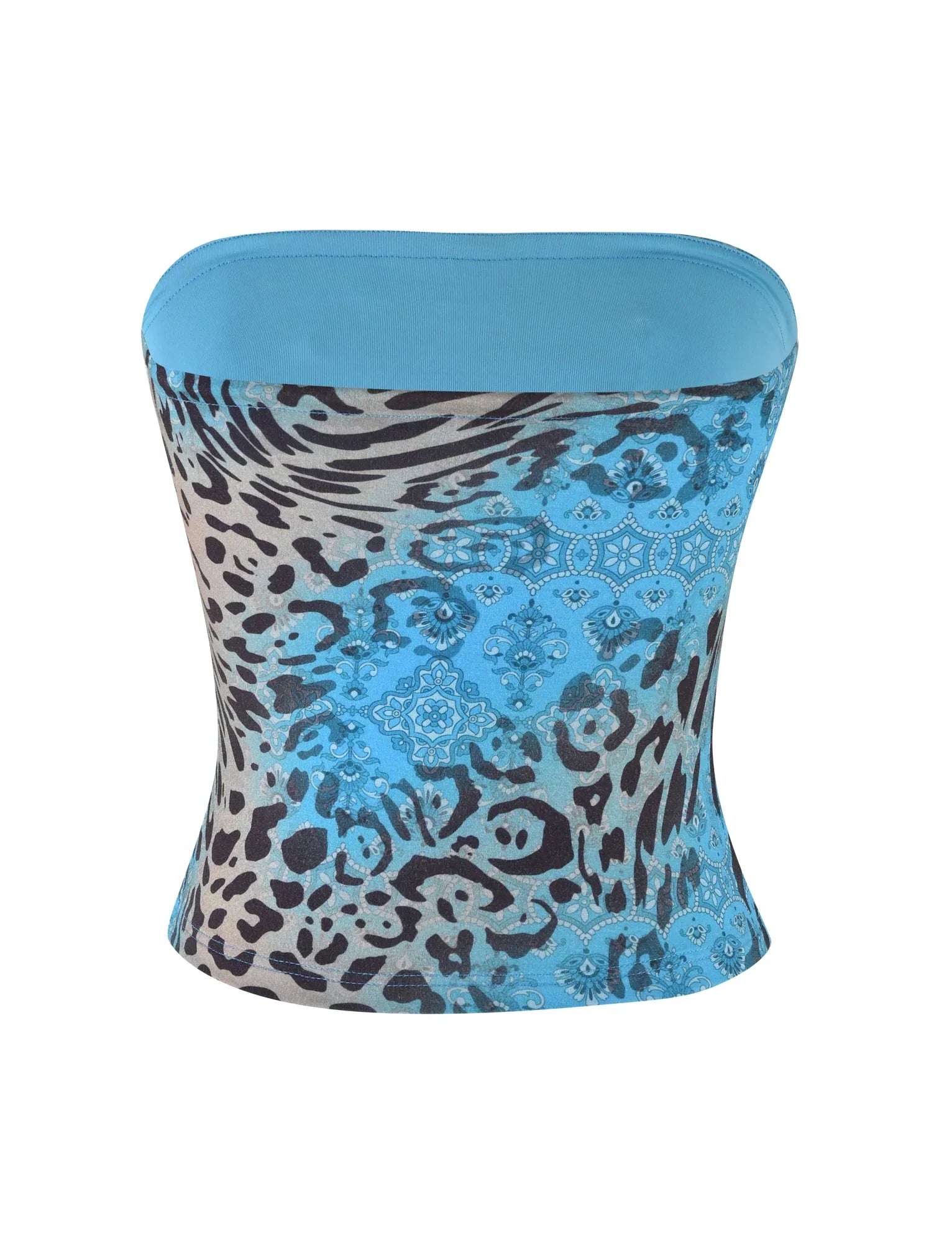 MIRELY TOP MULTI LEOPARD LEOPARD SWIRL