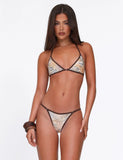 DIANA BIKINI BOTTOM NEUTRAL ANIMAL ANIMAL MARBLE