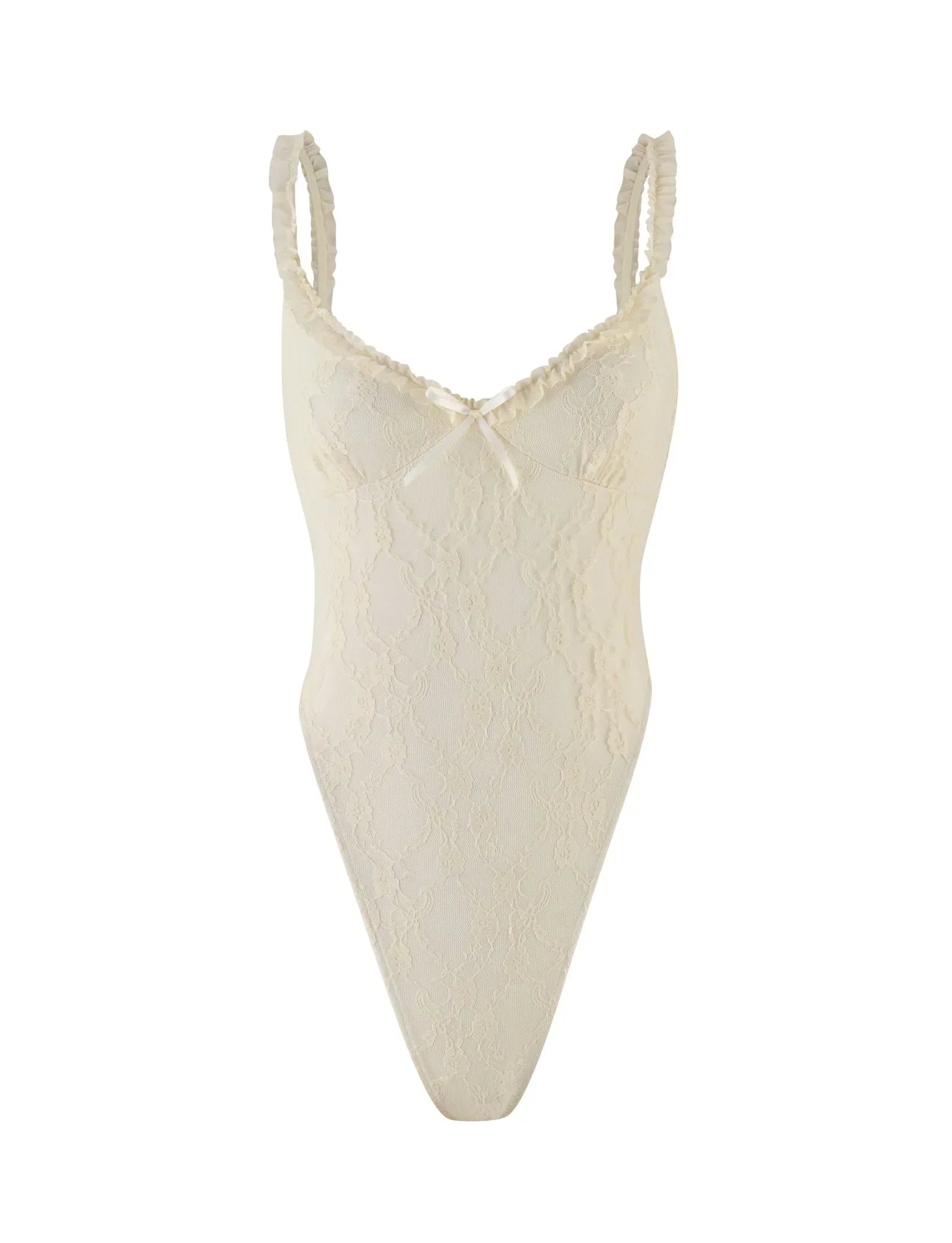 DEJA BODYSUIT BEIGE CHAMPAGNE CHAMPAGNE LACE