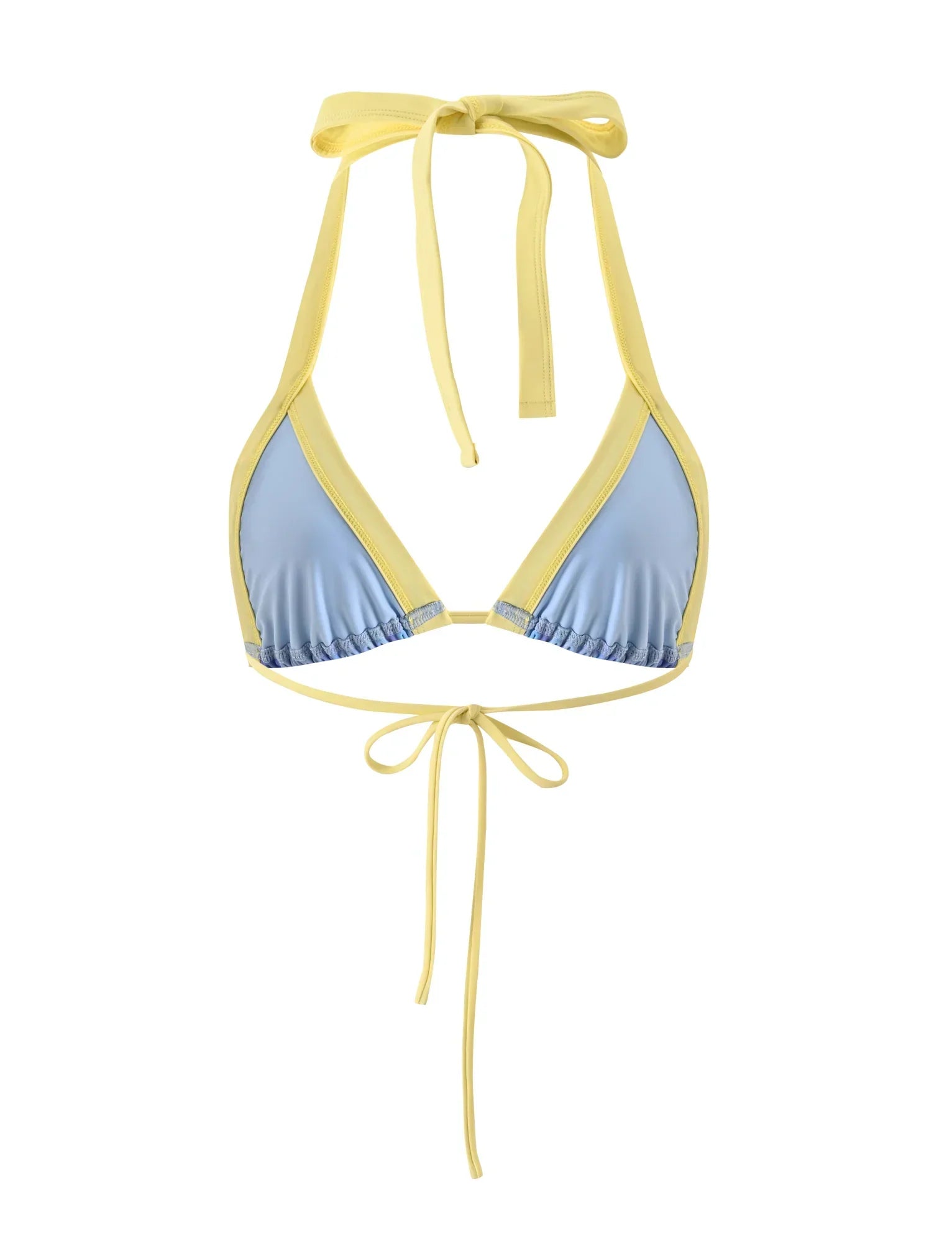 EMBERLAIN BIKINI TOP BLUE MACRO FLORAL