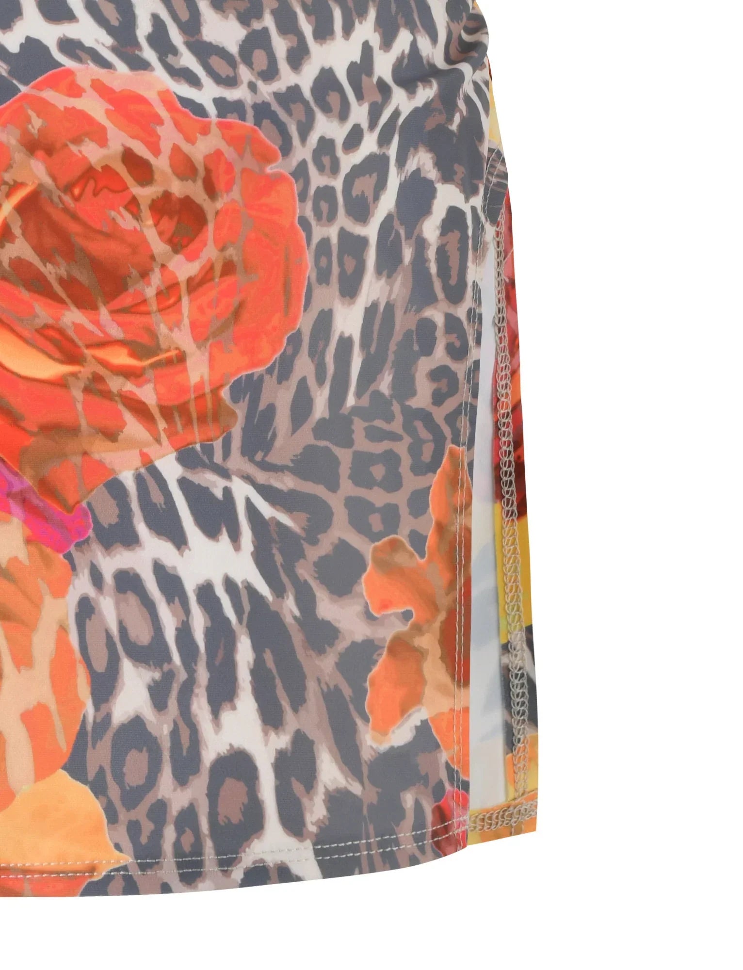 DIANA TWO PIECE BIKINI BOTTOM MULTI LEOPARD ORANGE LEOPARD