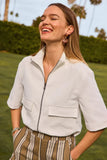 Collins Short Sleeve Bomber