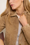 Crop Suede Jacket