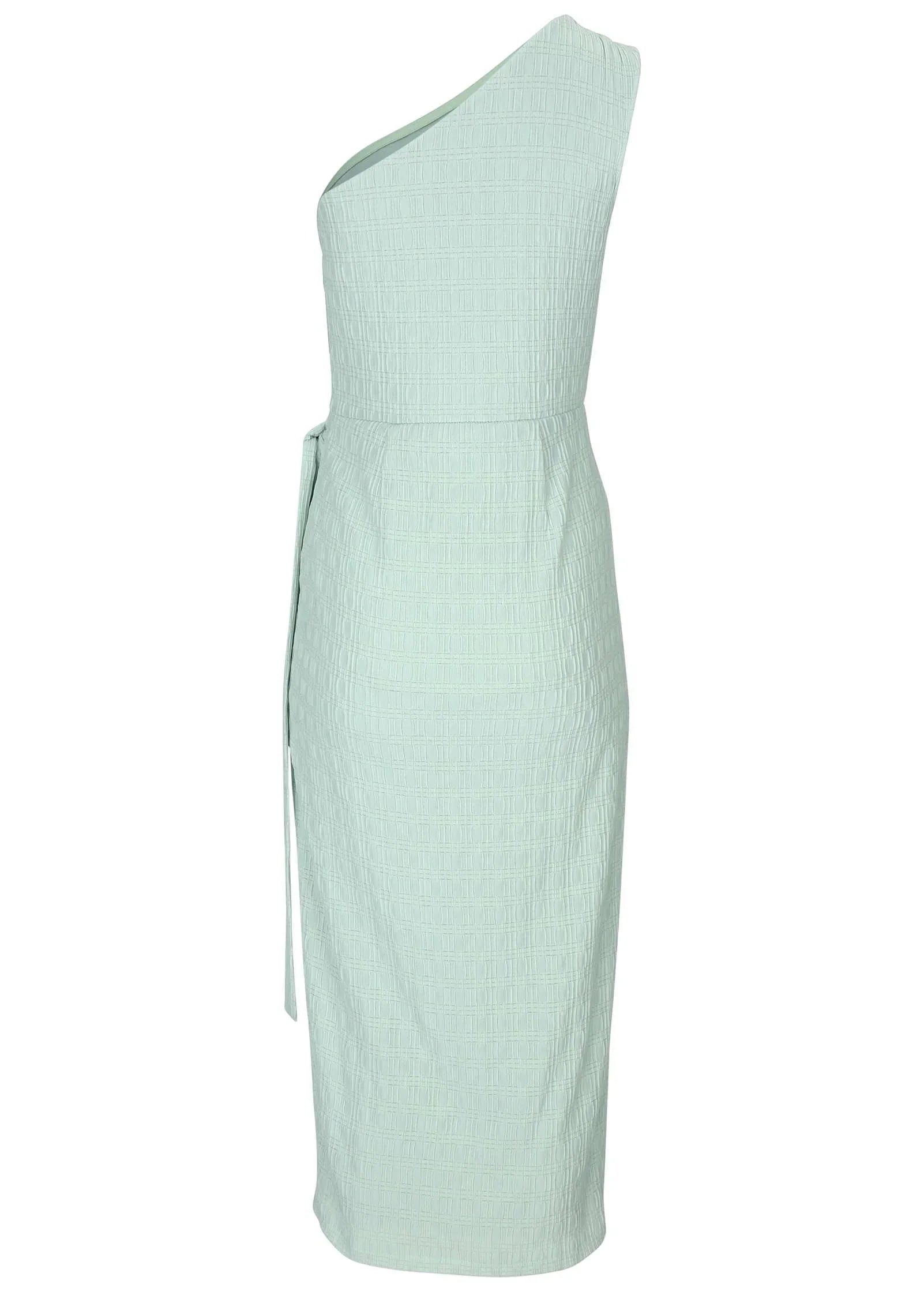 Tie Side Maxi Dress Dusty Mint