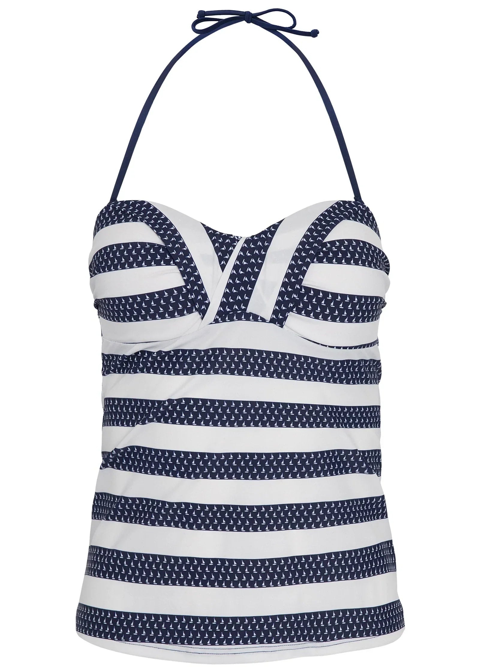 Bandeau Tankini Top Sailor Blue