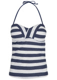Bandeau Tankini Top Sailor Blue