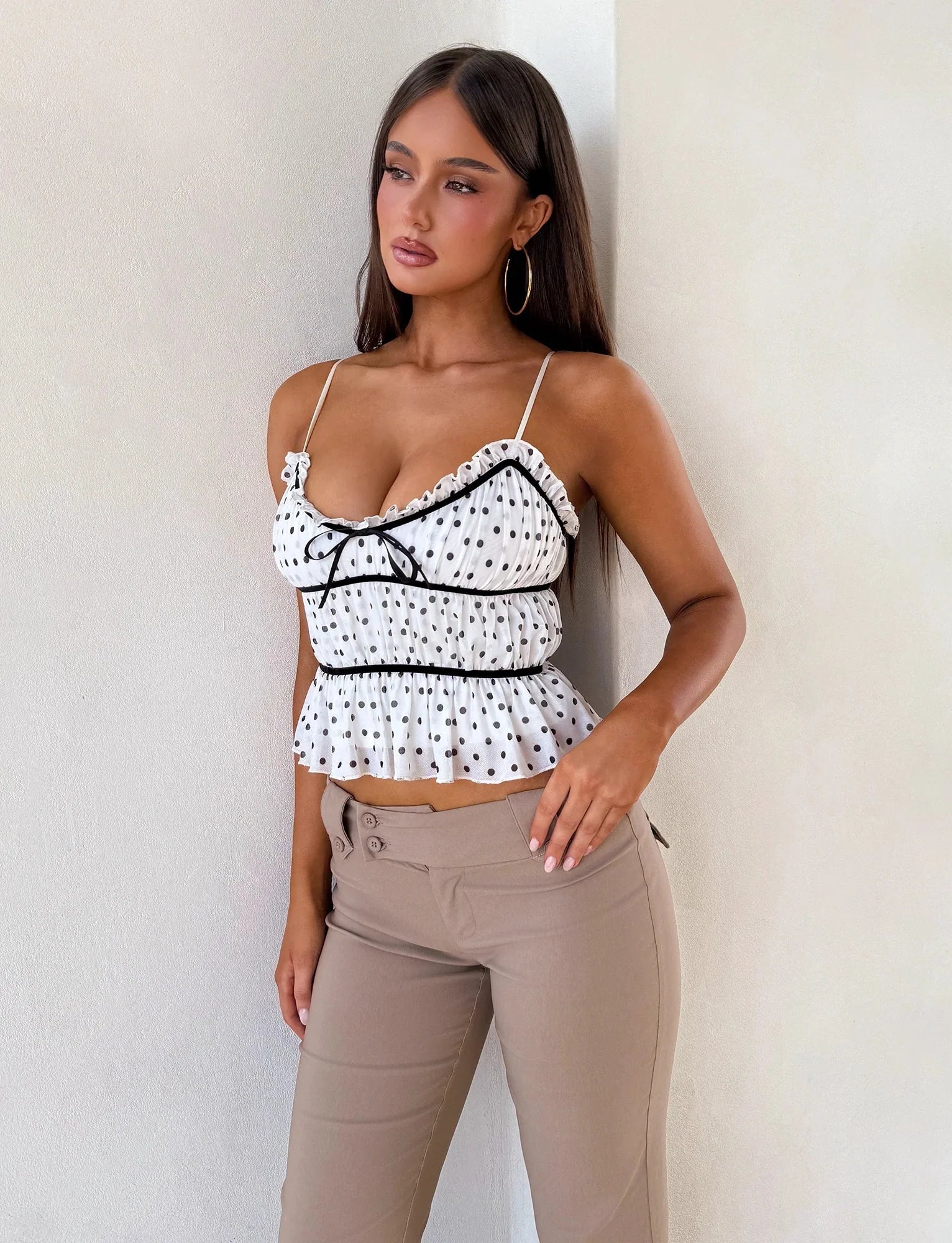 LIORA TOP POLKA DOT